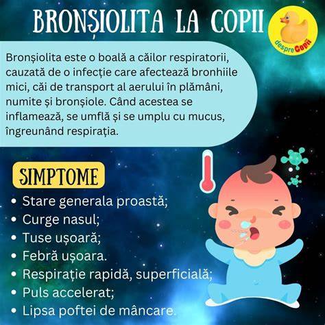 Infografica: cum evolueaza bronsiolita la bebelusi (etape si simptome)