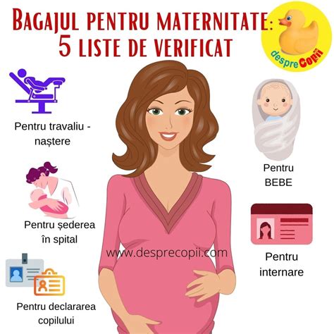Planificare bagaj maternitate - liste si recomandari