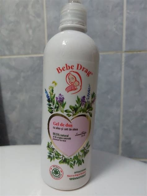 Imagine de promovare a gelului de duș Bebe Drag cu aloe și unt de shea