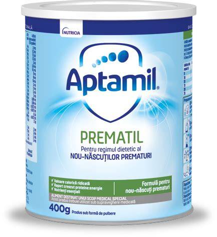 GRAFIC-DATA: Comparație între necesități nutriționale ale bebelușilor prematuri și formula Aptamil Prematil