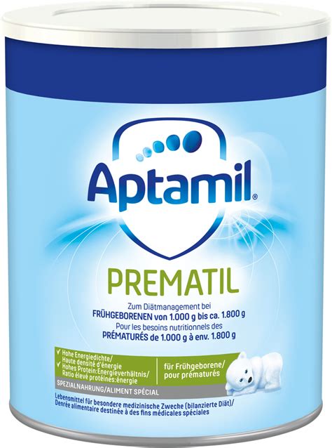 Infografic: Grafic al nutrienților cheie din Aptamil Prematil (proteine, DHA/ARA, vitamine/minerale, prebiotice/probiotice)