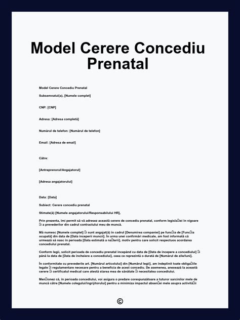 Reprezentare vizuală a documentelor necesare concediu prenatal