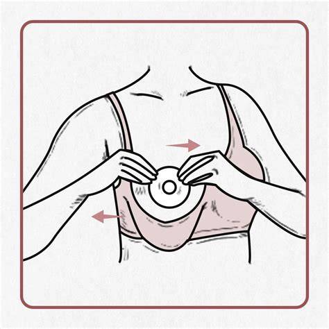 alăptare cu protecție de mamelon - ilustrație aplicare corectă
