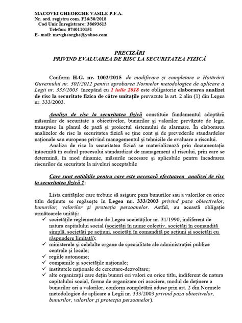 schemă evaluare risc și flux documente