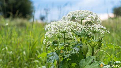 Imaginea unei plante Branca Ursului în habitat natural