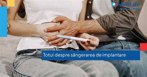 Infografic: Sângerarea de implantare vs. menstruație