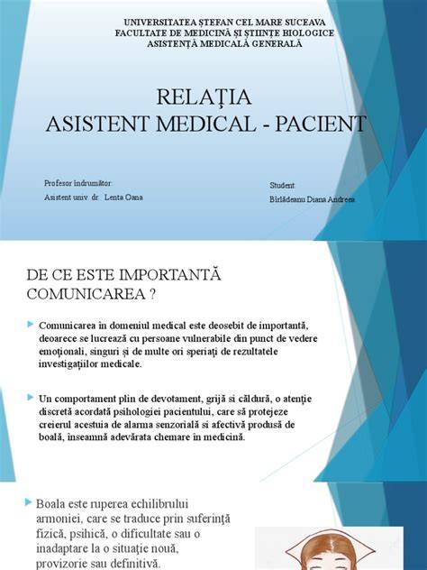 Imagine reprezentand atmosfera profesionala a cabinetului si relatia pacient-medic