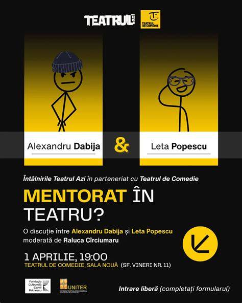 Infografica: Etapele mentoratului în teatru (mentor - ucenic - repercusiuni în carieră)