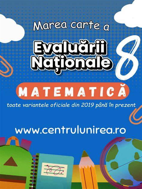 Infografic: Structura probei Evaluarii Nationale 4-a, Limba Romana vs. Matematica