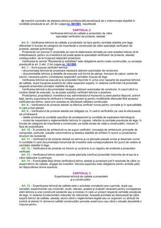 Infografic: Răspunderea verificatorului de proiecte și etapele verificării