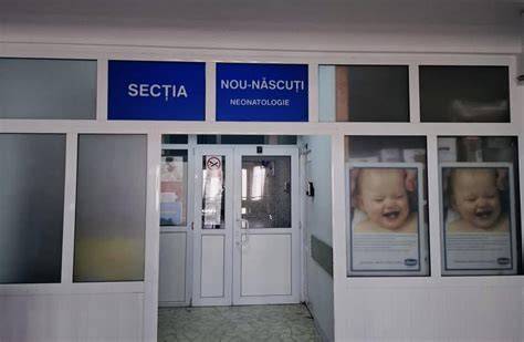 Imagine cu salonul de nașteri de la Maternitatea Bucur