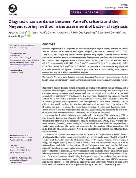 Schema diagnostic pentru vaginite: Amsel si Nugent