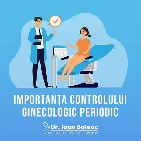 Infografic: Etapele controlului ginecologic periodic (anamneză, examen pelvin, PAP, ecografie, ITS, consiliere)