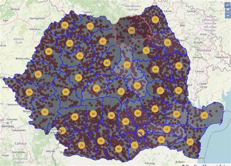 Hartă interactivă: distribuția studiilor despre alcool și fertilitate