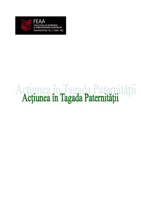 Infografic: Fluxul procedurilor în acțiunea de stabilire a paternității