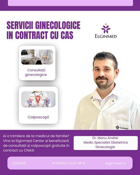 Infografic: flux de consultații ginecologice și etapele pacientei în clinica Elysee