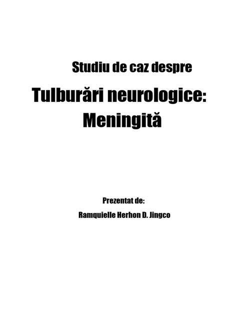 Flux de cauze ale tulburărilor neurologice la copii