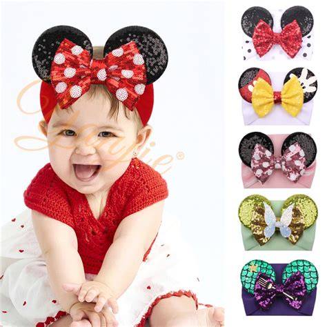 Imagine infografic: clasificare modele turban bebe Minnie Mouse, trandafiri, fundiţe