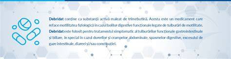 Infografic: cum functionează Debridat ca regulator de motilitate si la ce afectiuni poate ajuta