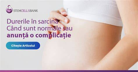 Infografic: Cum se clasifică durerile abdominale în sarcină (fiziologice vs patologice) și semne de alarmă