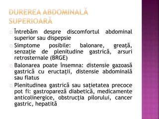 Infografic: Diagnoza diferențială distensie abdominală vs. balonare