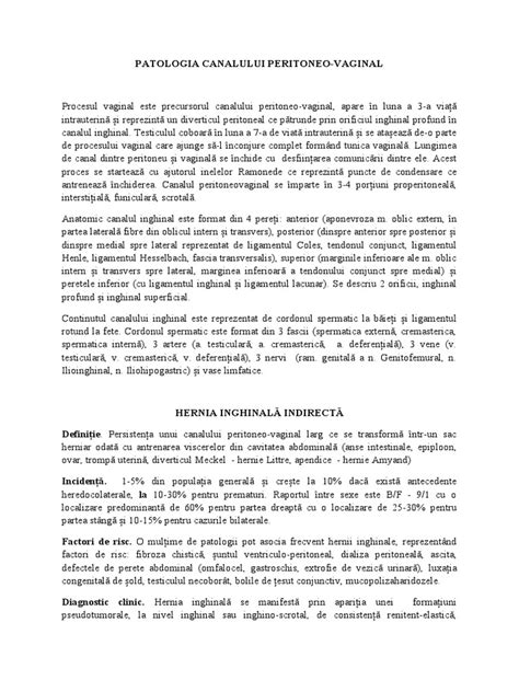 Infografic: Reactia normală a canalului peritoneo-vaginal în dezvoltarea bebelușului