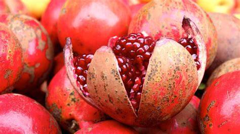 Diagrama impactului antioxidantilor din rodie asupra placentei