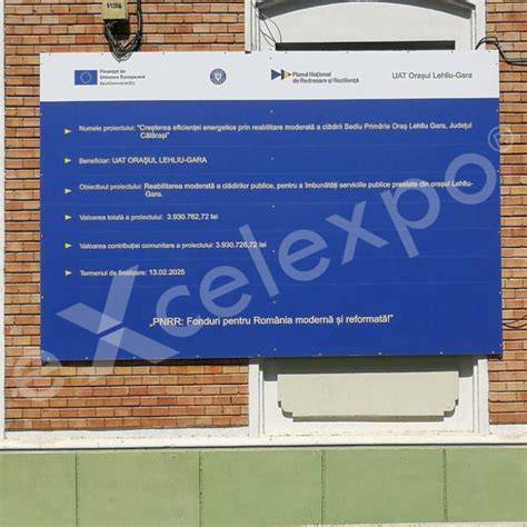 Panou informativ și recepție - loc pentru informare despre tarife și programări