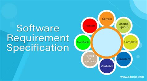 Infografic: components of a software specification