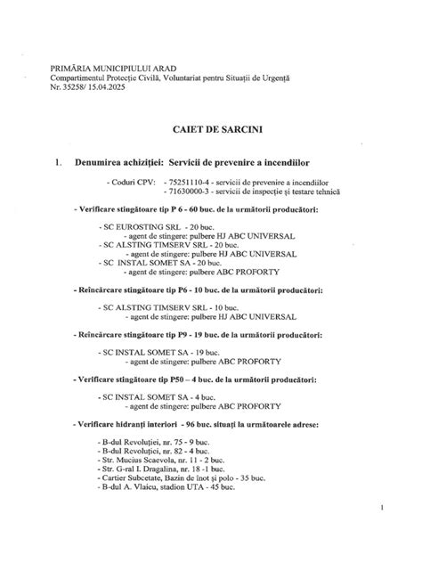 Infografic: Flux decizional pentru actualizarea caietului de sarcini