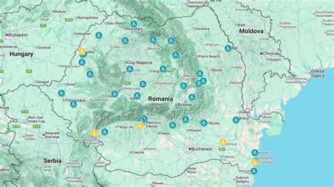 Harta interactivă a stațiunilor balneare cu tratamente de talasoterapie