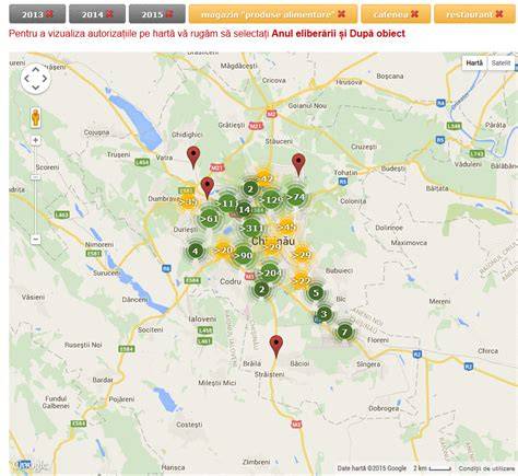 Harta interactivă a circulației informațiilor despre colici în familie