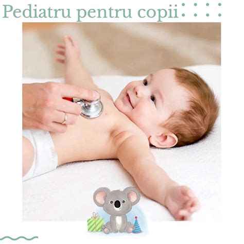 Copil la consultatie medicala pediatrica