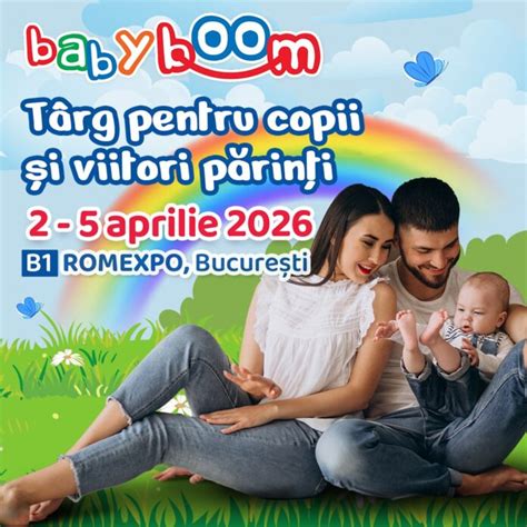 Infografic: cronologie evenimente Baby Boom Show (4-7 aprilie) în București
