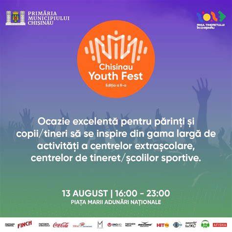 Infografic: programme activități gratuite în timpul evenimentului