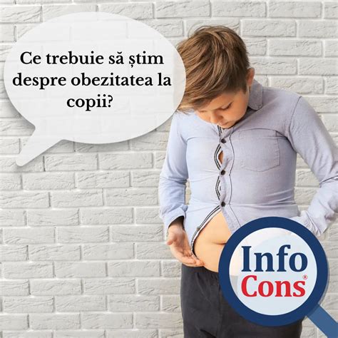 Infografic despre cauzele obezității infantile