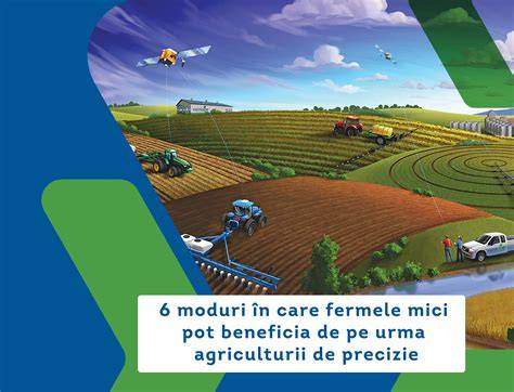 Ilustrație: lanț tehnologic în agricultura de precizie