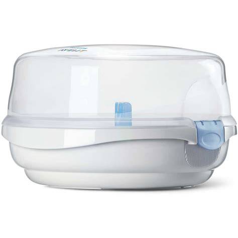 Imagine: Sterilizator cu abur pentru microunde Philips Avent - capacitate 4 biberoane si siguranta
