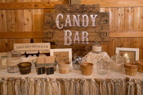 Idei de candy bar vintage si shabby chic