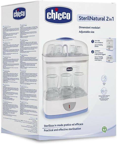 Infografic: Pași de asamblare Chicco SterilNatural 2in1