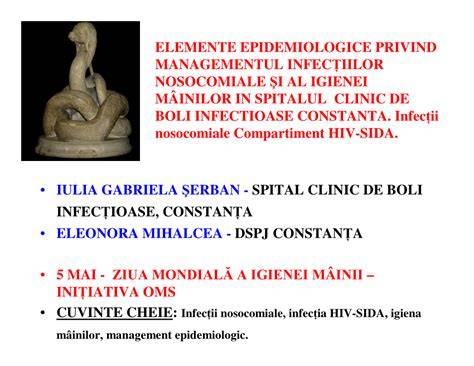 Infografic: model epidemiologic al infectiilor nosocomiale