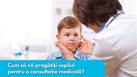 Părinte liniștind copilul înainte de consultație