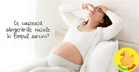 Cauzele congestiei nazale în timpul sarcinii