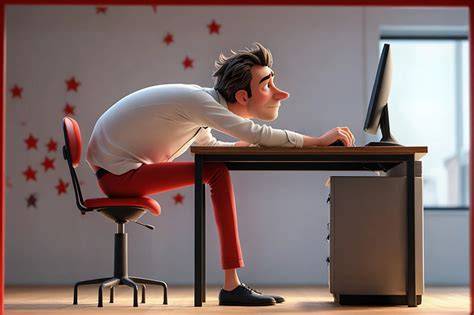 Imagine infografic: efecte stat pe scaun si recomandări ergonomice pentru gravide