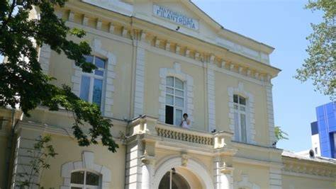 Fațada istorică a Spitalului Filantropia
