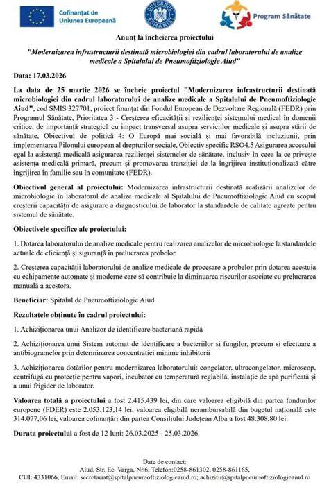 Imaginea laboratorului modern din cadrul Spitalului Buftea, cu flux de analize și personal calificat