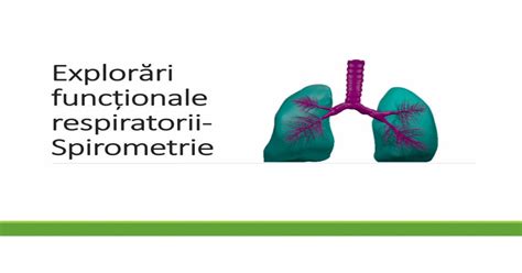 Laborator de explorări funcționale pulmonare