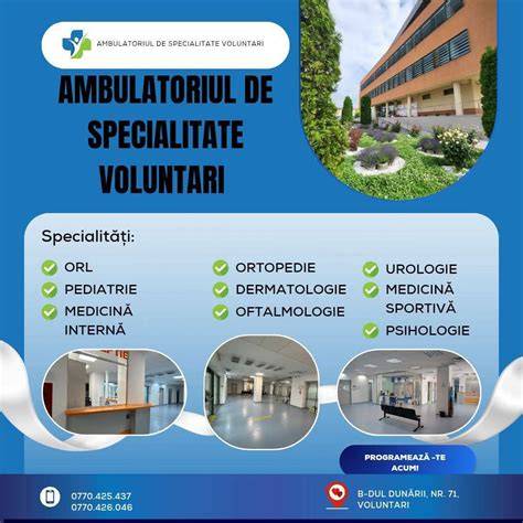 Infografic: Fluxul serviciilor din Ambulatoriul de Specialitate al Spitalului Clinic Colentina