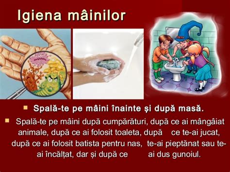 Informații despre igiena mâinilor