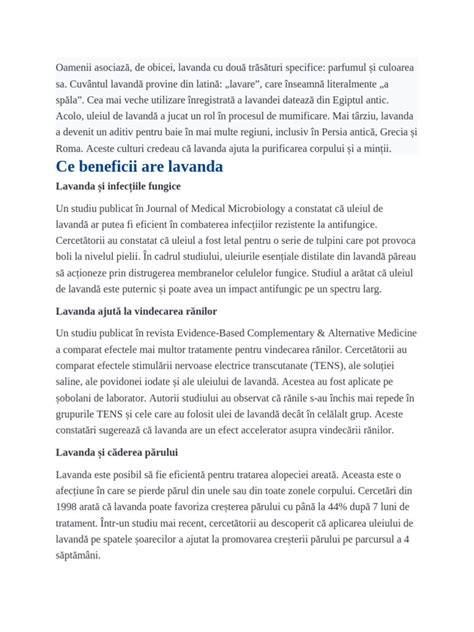 Infografie: Beneficiile lavandei pentru somn si precautii la copii